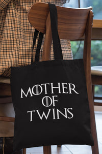 Mother of Twins Tote Bag Cotton Bag