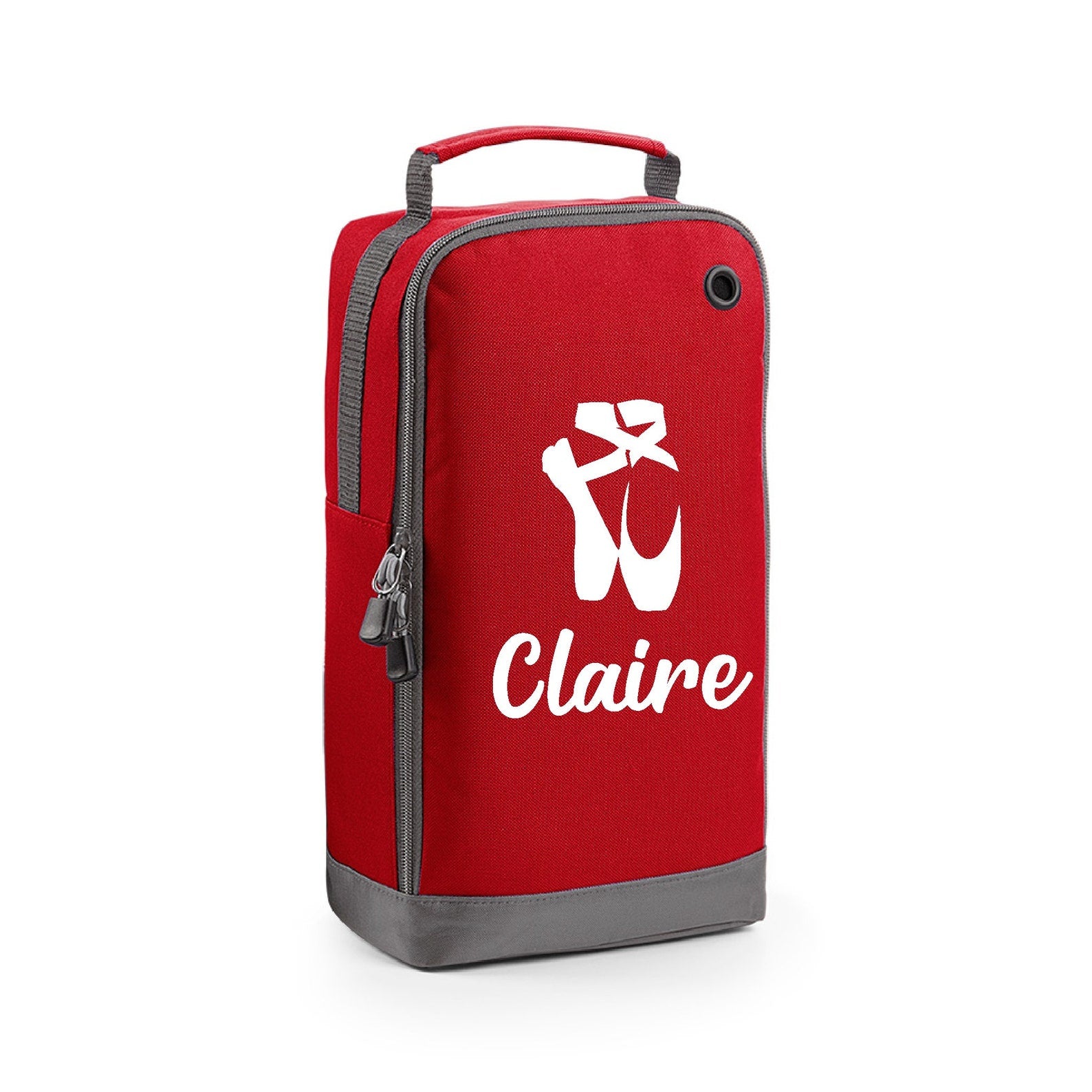 Personalised Name Ballet Dance Text Shoe Bag Storage