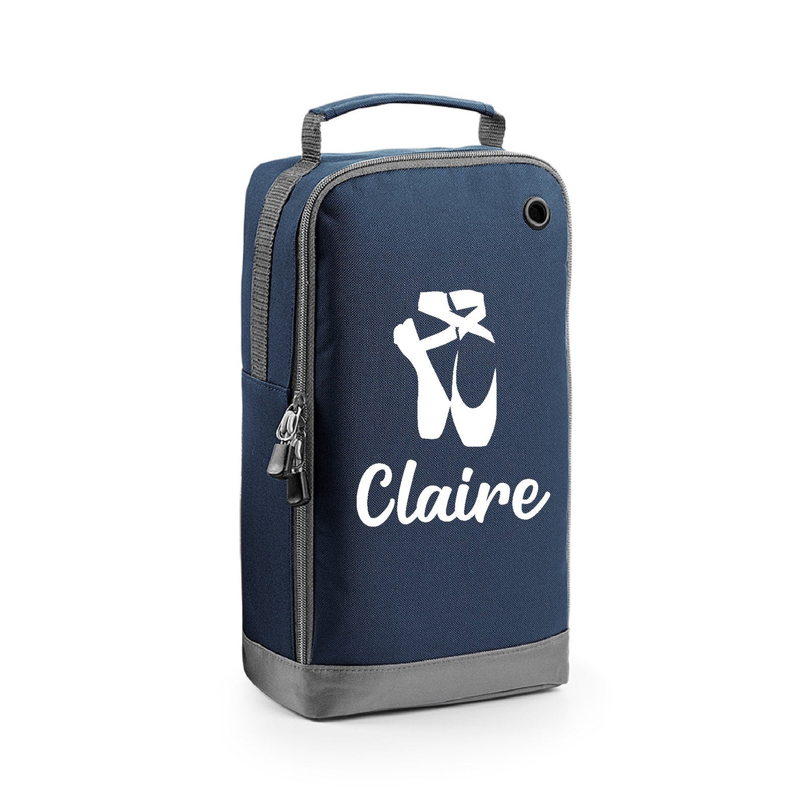 Personalised Name Ballet Dance Text Shoe Bag Storage