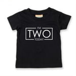 Load image into Gallery viewer, I&#39;m Two Today Unisex Kids T-shirt
