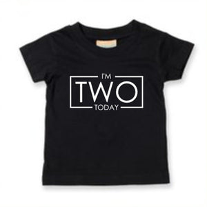 I'm Two Today Unisex Kids T-shirt