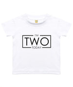 Load image into Gallery viewer, I&#39;m Two Today Unisex Kids T-shirt
