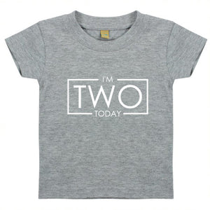 I'm Two Today Unisex Kids T-shirt