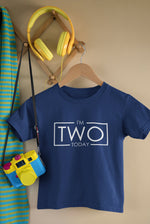 Load image into Gallery viewer, I&#39;m Two Today Unisex Kids T-shirt
