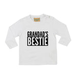 Load image into Gallery viewer, Grandad&#39;s Bestie Baby Toddler Kids LONG SLEEVE T-shirt
