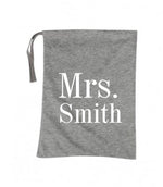 Load image into Gallery viewer, Personalised Custom Ladies/Womens Mrs Surname Pyjama Set In Bag
