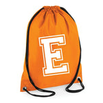 Load image into Gallery viewer, Initial Letter Polyester Drawstring Bag
