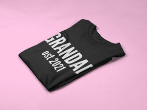 Grandad Established Custom Date Mens/Adults Novelty Tshirt
