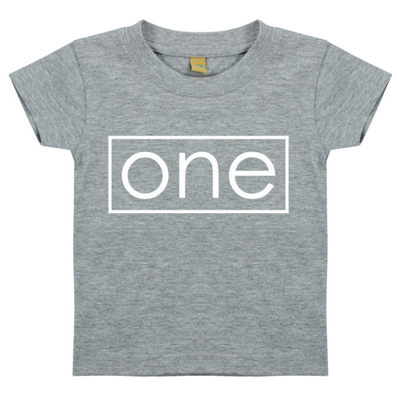 ONE 1st Birthday Kids T-shirt Des2