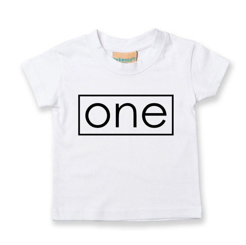 ONE 1st Birthday Kids T-shirt Des2
