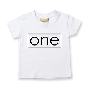 ONE 1st Birthday Kids T-shirt Des2