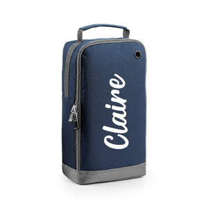 Personalised Name Script Text Shoe Bag Storage