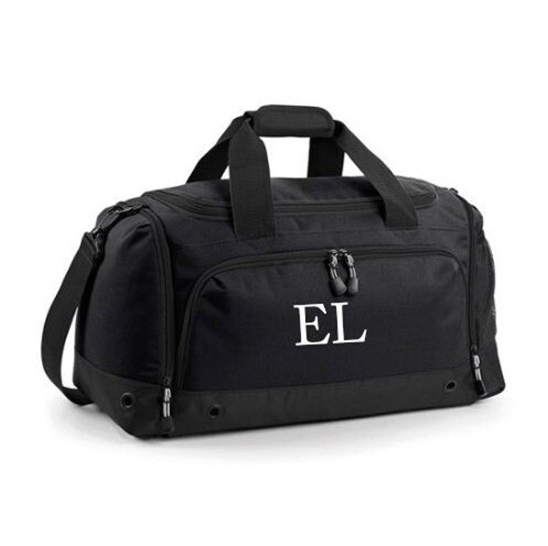 Personalised Custom INITIAL MONOGRAM Holdall Bag
