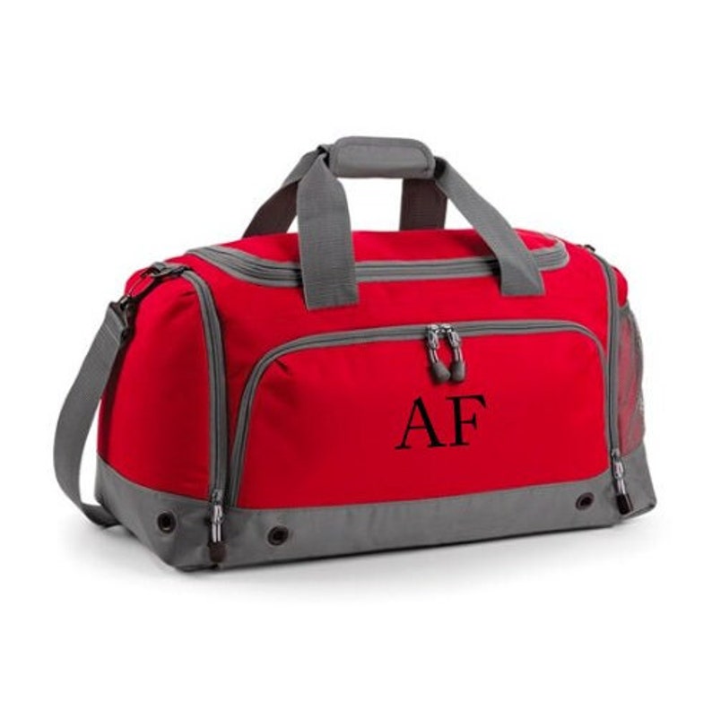 Personalised Custom INITIAL MONOGRAM Holdall Bag
