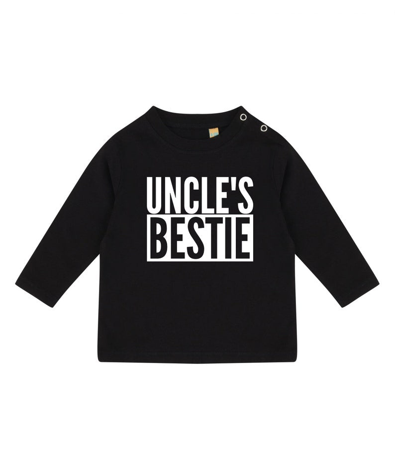 Uncle's Bestie LONG SLEEVE Baby Toddler Kids T-Shirt