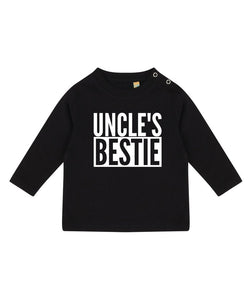 Uncle's Bestie LONG SLEEVE Baby Toddler Kids T-Shirt