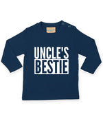 Load image into Gallery viewer, Uncle&#39;s Bestie LONG SLEEVE Baby Toddler Kids T-Shirt
