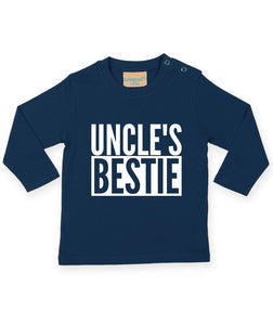 Uncle's Bestie LONG SLEEVE Baby Toddler Kids T-Shirt
