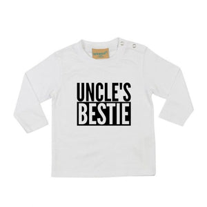 Uncle's Bestie LONG SLEEVE Baby Toddler Kids T-Shirt