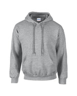 Load image into Gallery viewer, Keith Scott Body Shop Adult Grey Hooded Sweatshirt With Print on Rear
