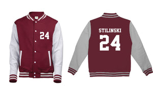 Stiles Stilinski 24 Wolf Teen Adult Varsity College Contrast Jacket