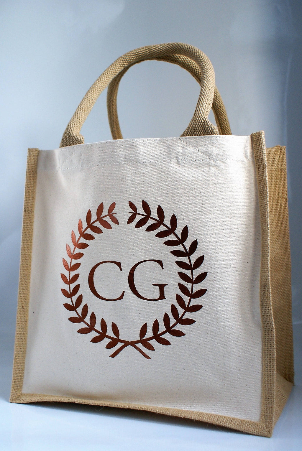 Personalised Custom Shopping Tote Bag Shopper Lunch Personalized Jute Tote Bag Personalised Shopper - Red Leader Clothing