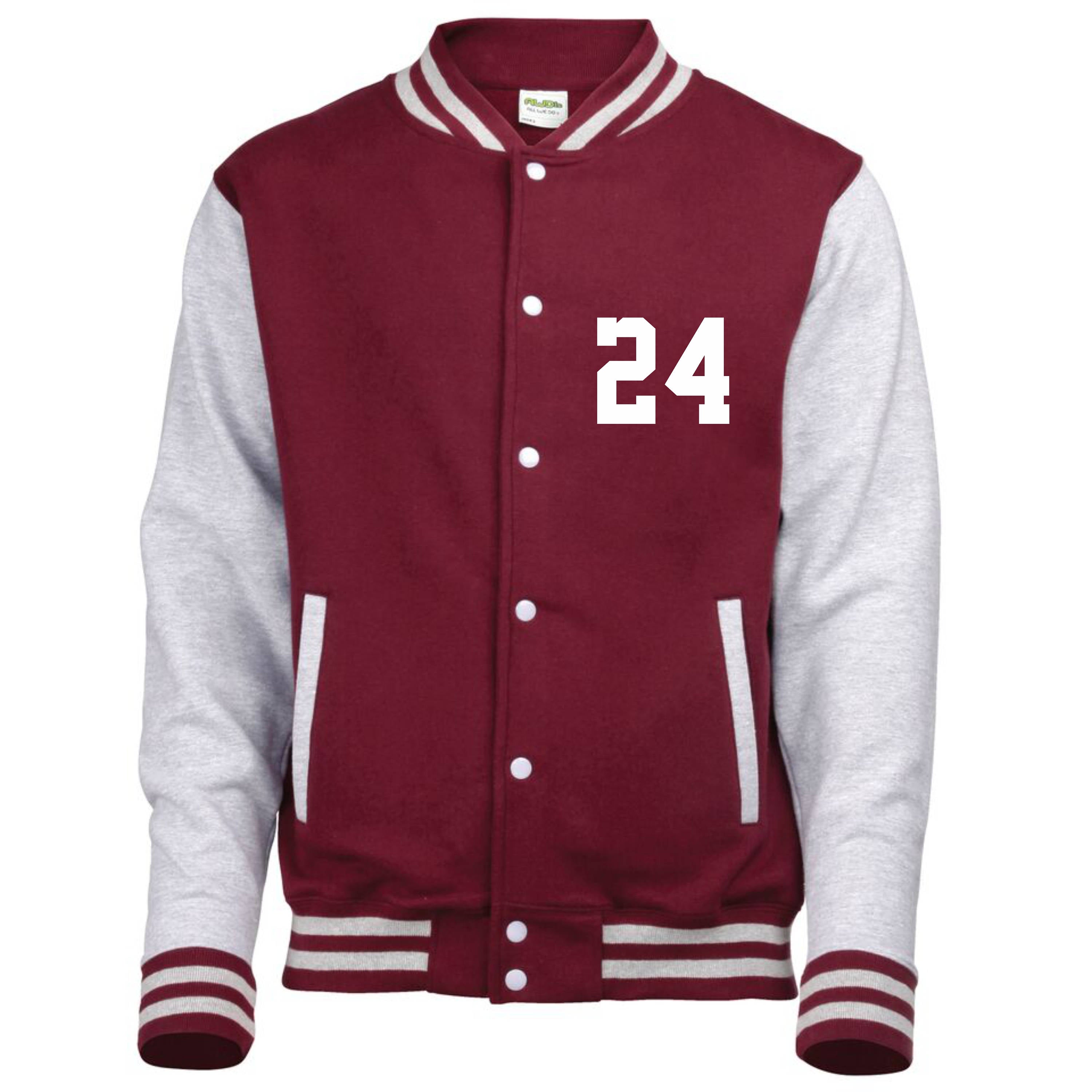 Stiles Stilinski 24 Wolf Teen Adult Varsity College Contrast Jacket
