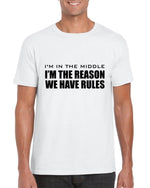 Load image into Gallery viewer, Sibling Rules Adults Novelty T-shirt
