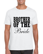 Load image into Gallery viewer, Personalised Name Brother of the Bride - Mens/Adults Tshirt
