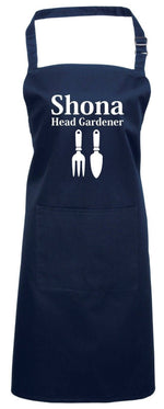 Load image into Gallery viewer, Head Gardener Personalised Apron
