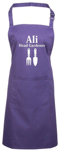 Head Gardener Personalised Apron
