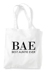 Load image into Gallery viewer, BAE Best Auntie Ever Tote Bag - Red Leader Clothing
