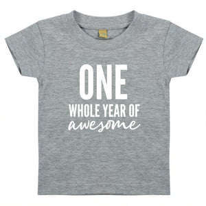 One Whole Year Of Awesome Kids T-shirt
