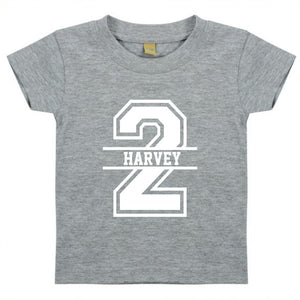 2nd Birthday Personalised Kids T-Shirt - Red Leader Clothing