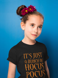 It's Just A Bunch Of Hocus Pocus Kids Halloween T-Shirt