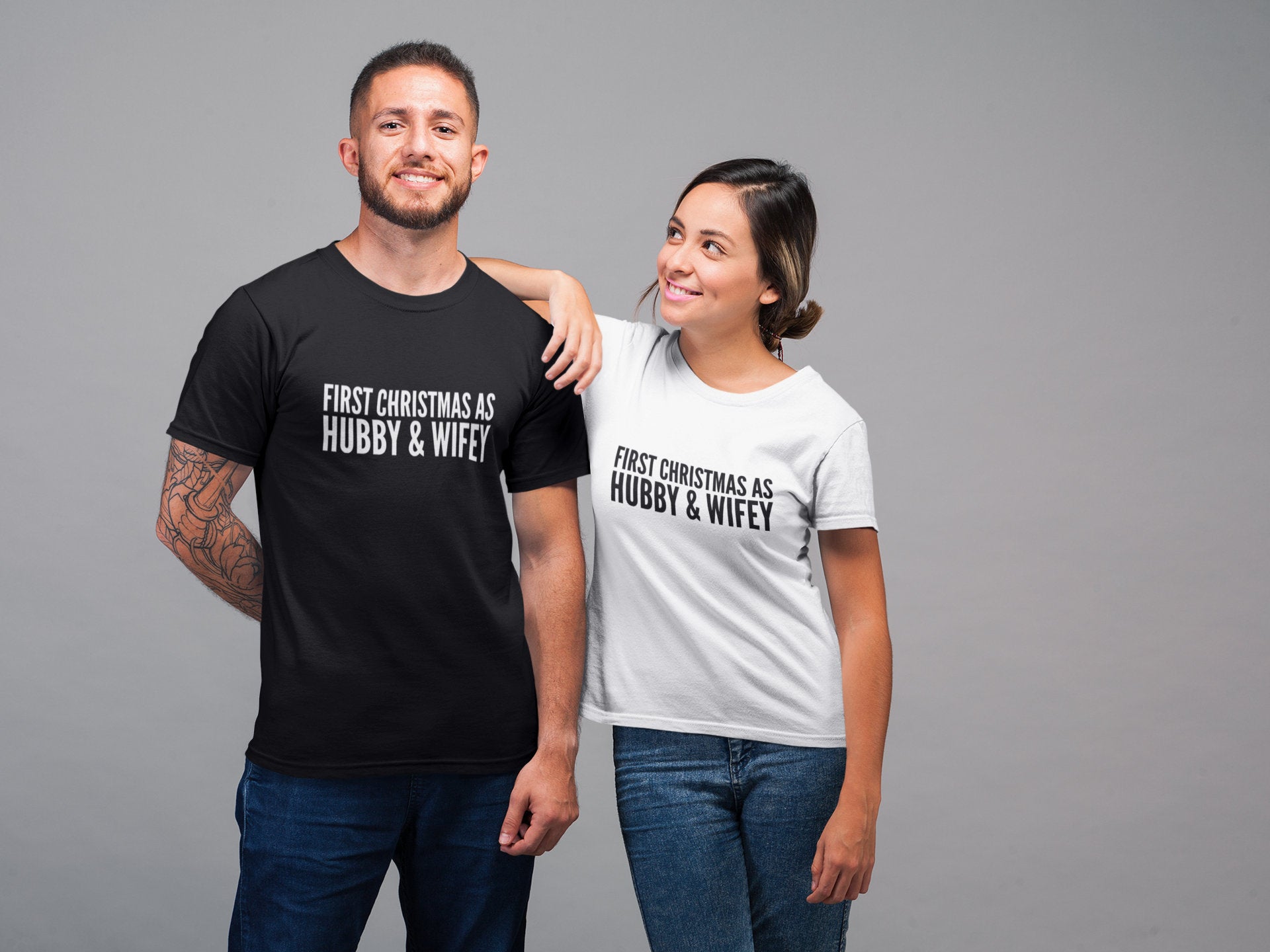 First Christmas As Hubby & Wifey T-Shirt