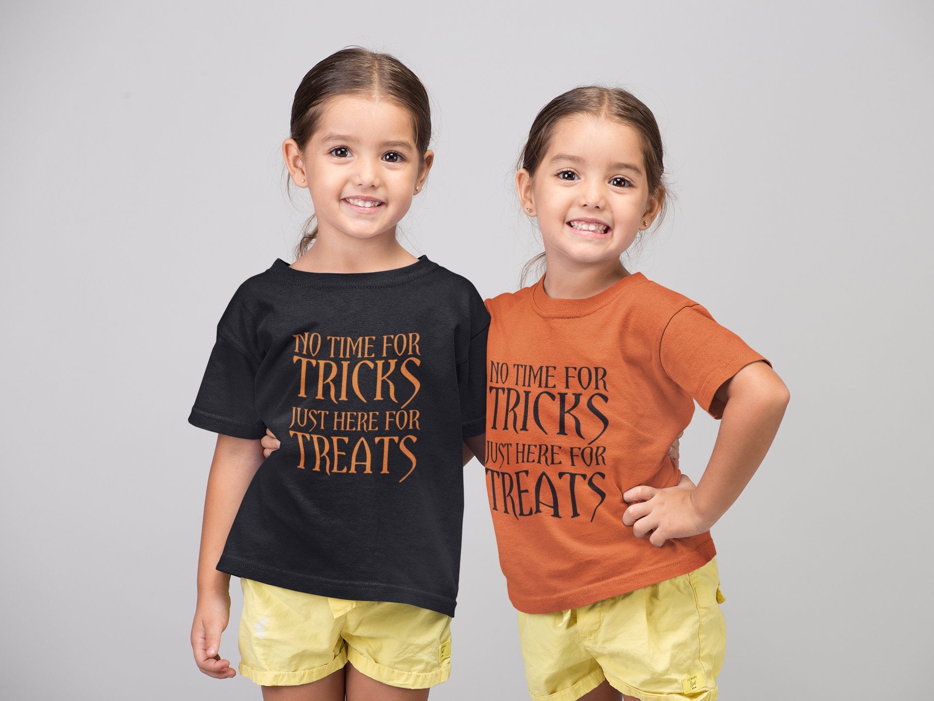 No Time For Tricks Just Here For Treats Halloween Kids T-Shirt