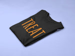 Load image into Gallery viewer, Trick Treat Couples His Hers Halloween Tshirt Fancy Dress Party Matching His Hers Outfit Halloween Shirt Halloween Shirts Couples Mr Mrs - Red Leader Clothing
