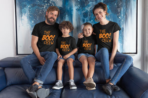 The Boo! Crew Parent Child Matching Halloween Tshirts