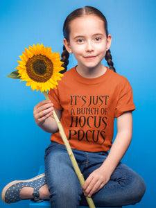 It's Just A Bunch Of Hocus Pocus Kids Halloween T-Shirt