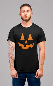Pumpkin Face Couples His Hers Halloween Tshirt Fancy Dress Party Matching His Hers Outfit Halloween Shirt Halloween Shirts Couples Mr Mrs - Red Leader Clothing
