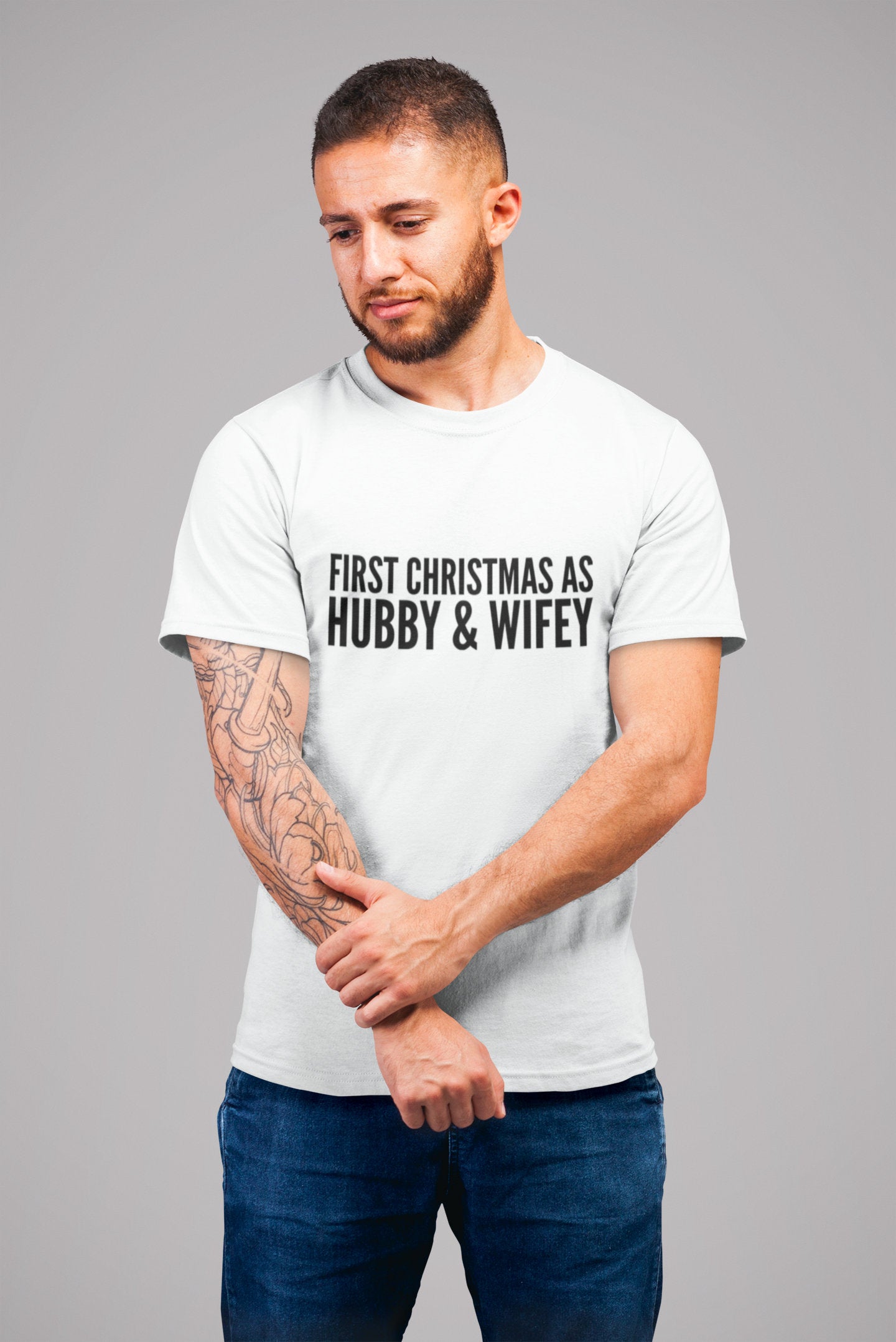 First Christmas As Hubby & Wifey T-Shirt