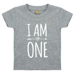Load image into Gallery viewer, I Am One 1st Birthday Kids T-shirt - Red Leader Clothing
