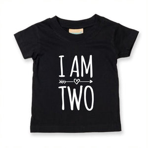 I Am Two Unisex Kids T-shirt - Red Leader Clothing