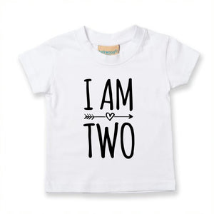 I Am Two Unisex Kids T-shirt - Red Leader Clothing