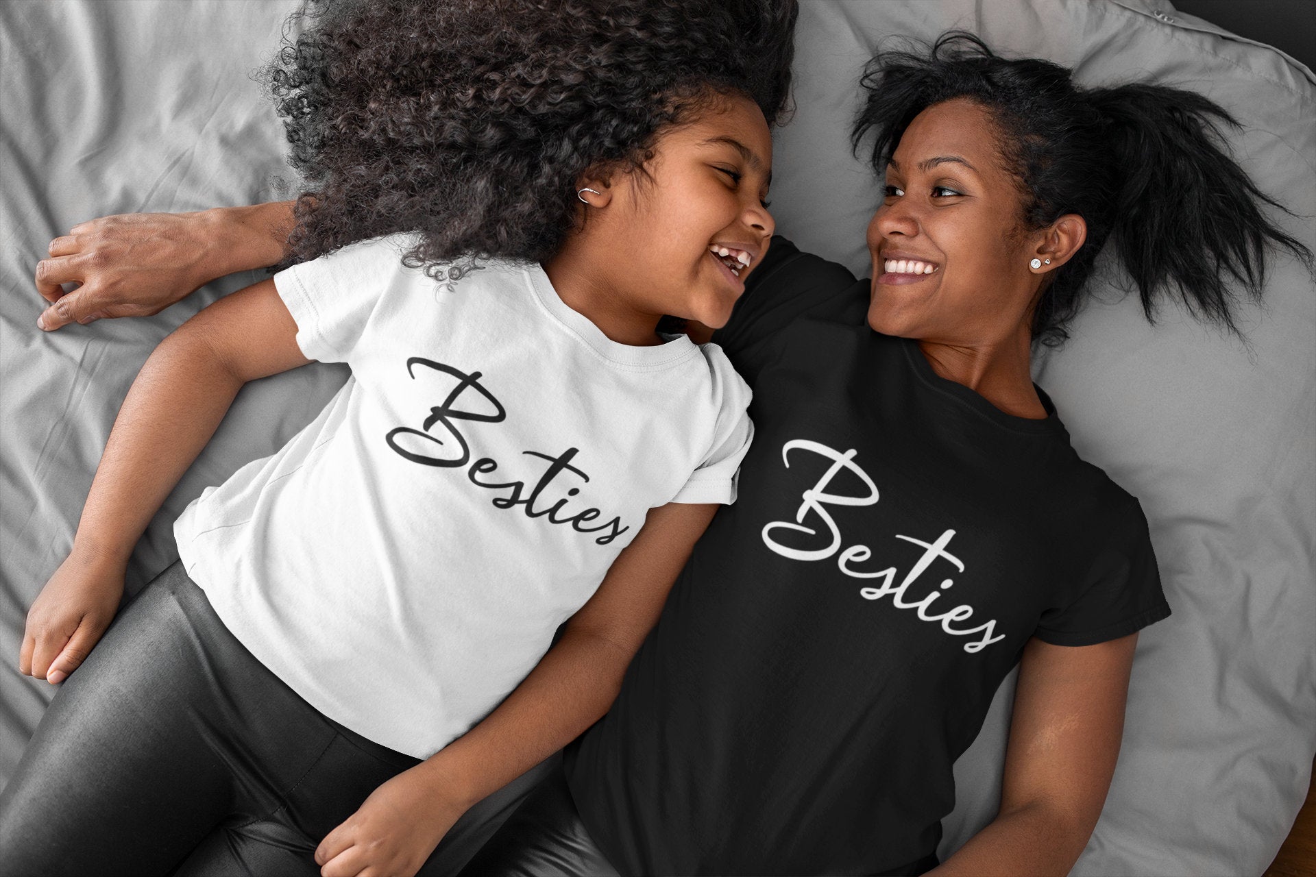 Besties Friend Adult Parent Child Sibling Matching T Shirt