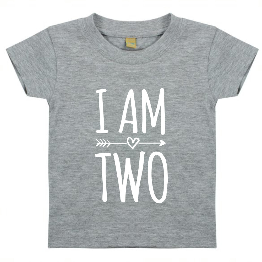 I Am Two Unisex Kids T-shirt - Red Leader Clothing