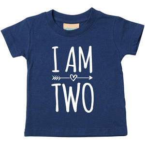I Am Two Unisex Kids T-shirt - Red Leader Clothing