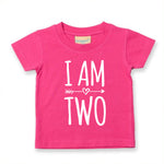 Load image into Gallery viewer, I Am Two Unisex Kids T-shirt - Red Leader Clothing

