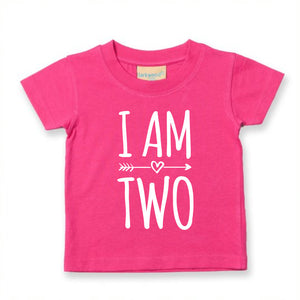 I Am Two Unisex Kids T-shirt - Red Leader Clothing